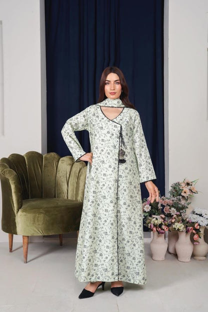 MAHJABEEN Digital Print Lawn 3pcs Bi-1003