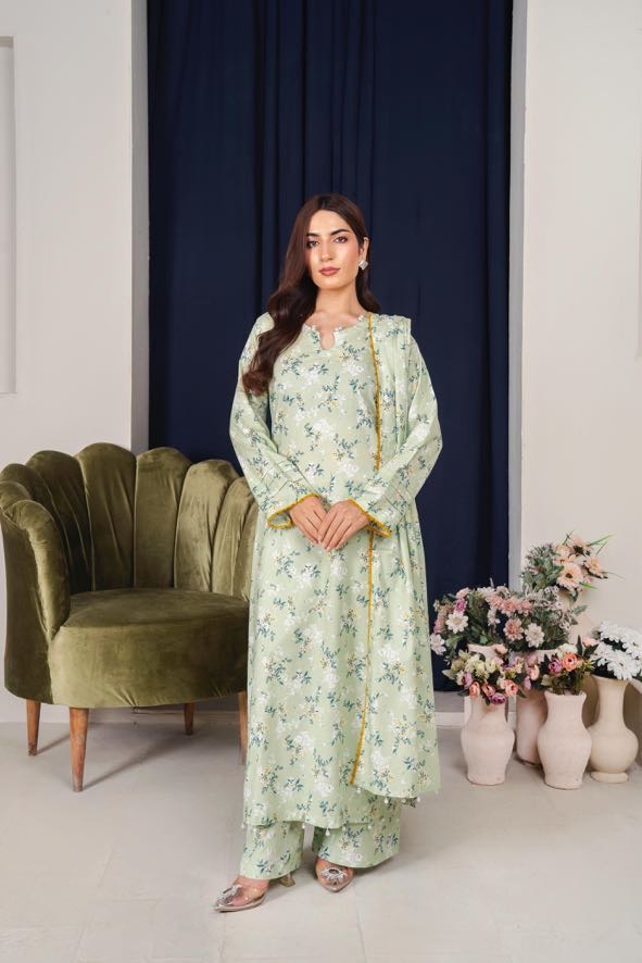MAHJABEEN Digital Print 3pcs Bi-1005