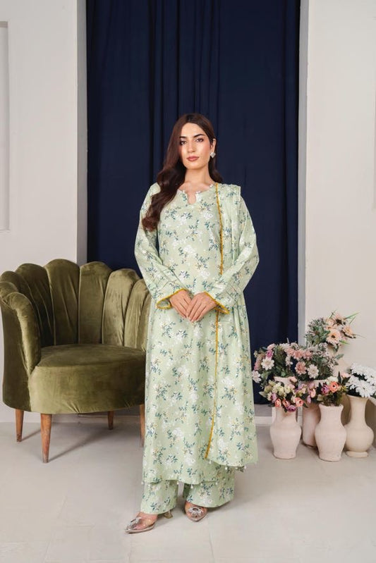 MAHJABEEN Digital Print 3pcs Bi-1005