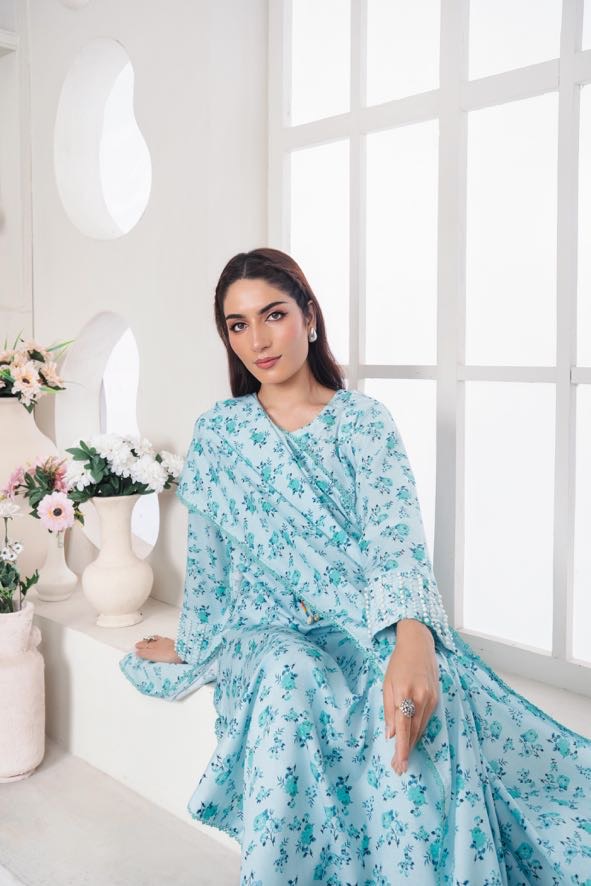 MAHJABEEN Digital Print 3pcs Bi-1004