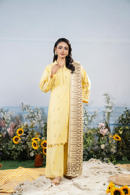 NOOR-E-BAHAR Embroidered 3pcs Bi-1006