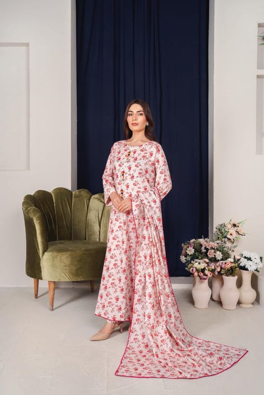 MAHJABEEN Digital Print 3pcs Bi-1004