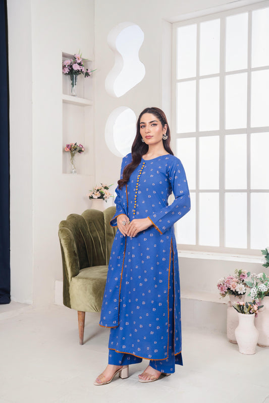MAHJABEEN Digital Print Lawn 3pcs: