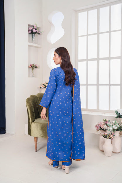MAHJABEEN Digital Print Lawn 3pcs: