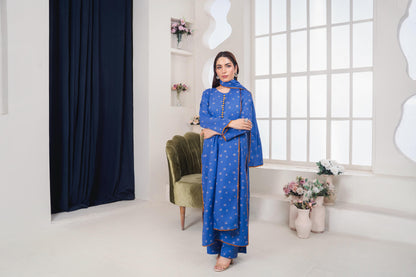 MAHJABEEN Digital Print Lawn 3pcs: