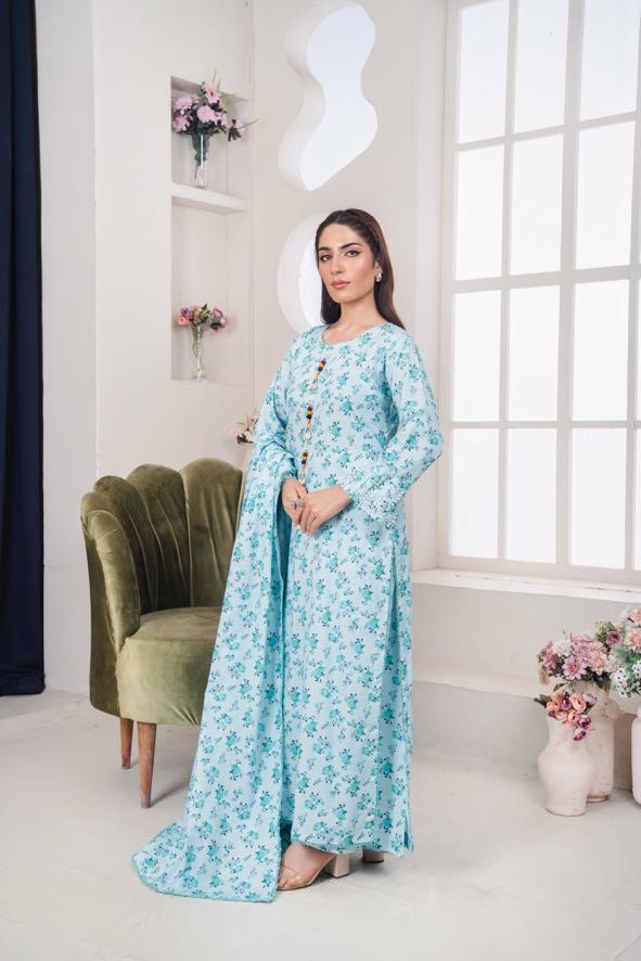 MAHJABEEN Digital Print 3pcs Bi-1004