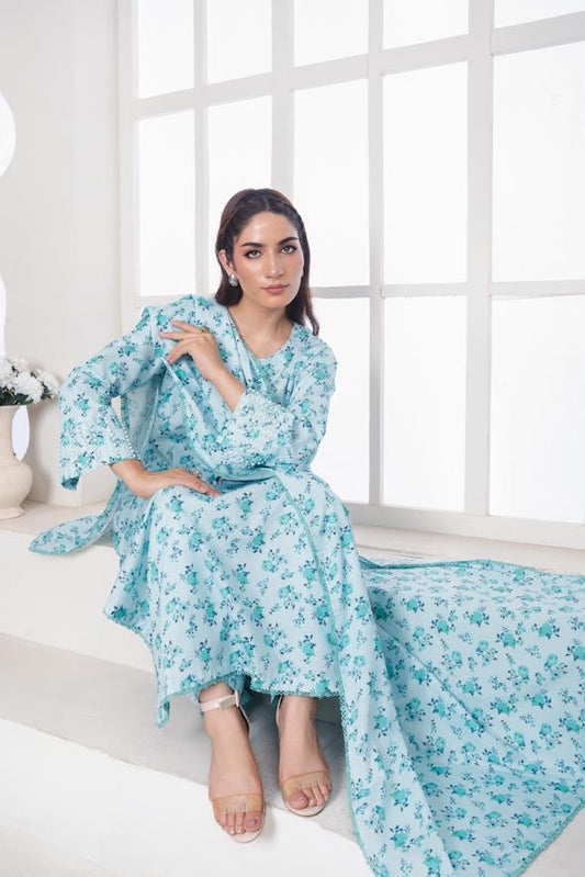 MAHJABEEN Digital Print 3pcs Bi-1004